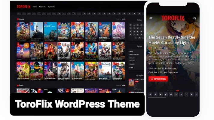 ToroFlix WordPress Theme Netflix Alternative